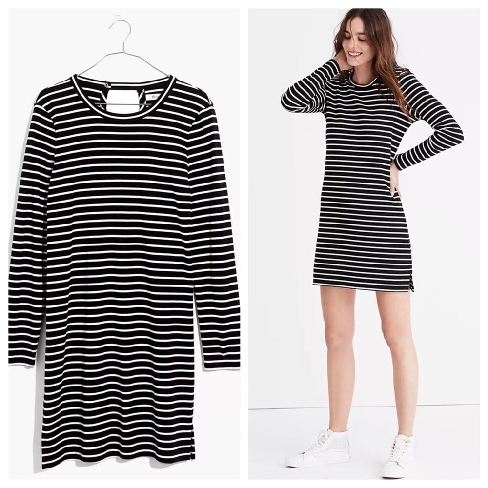 Madewell Black White Dress